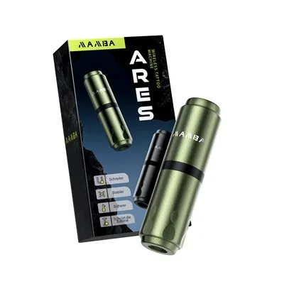 Mesin Tatu Bateri Tanpa Wayar Mamba Ares